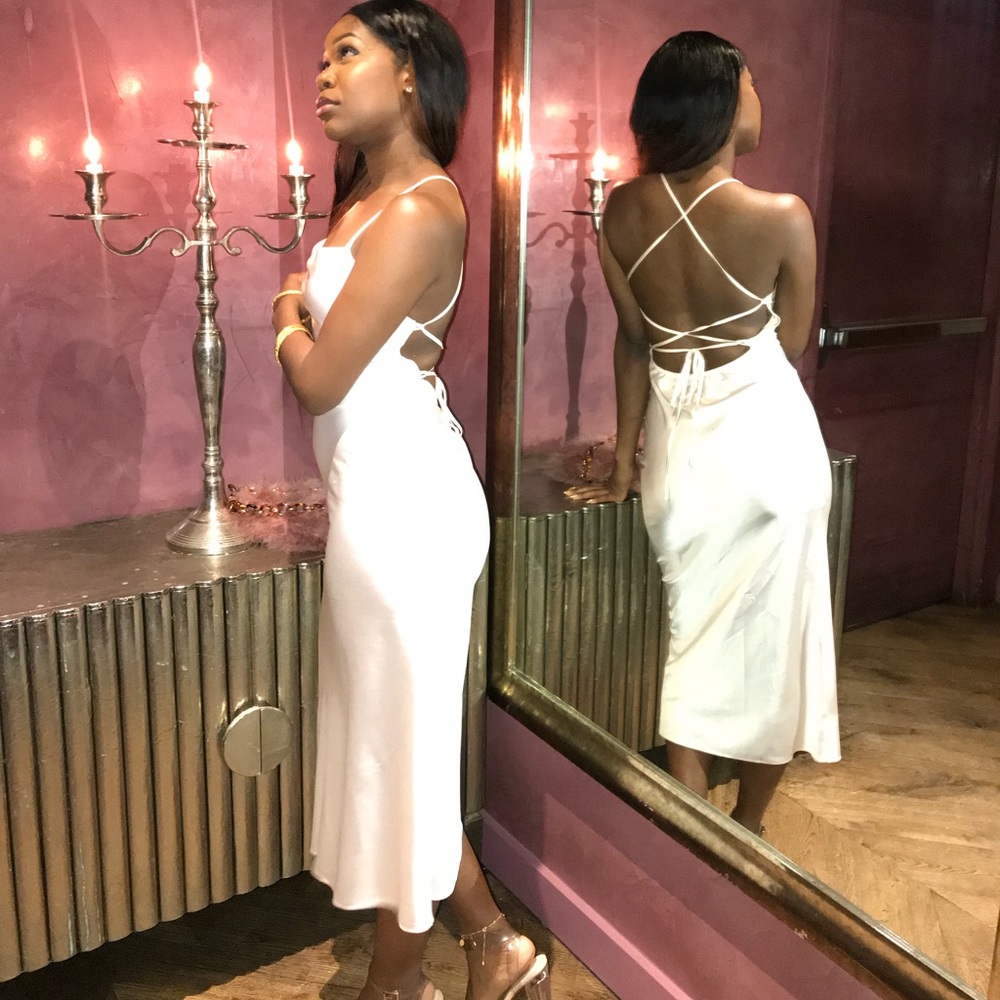 Romantic Silk Slip Dress